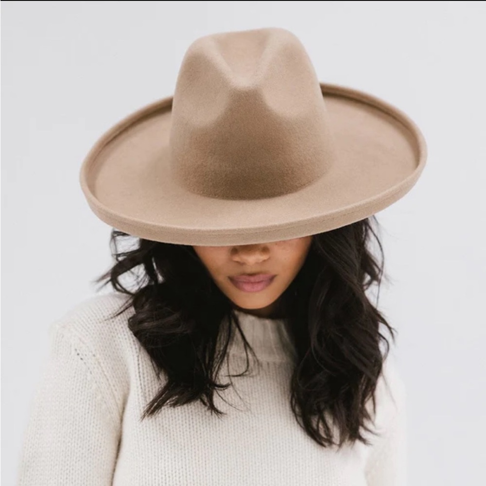 Gigi Pip Maude Pencil Brim hat with Ivory Band